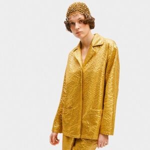 NWT Sleeper Sequin Loungewear Oversized Top - size S